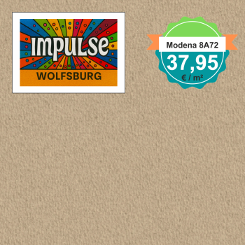 Vorwerk Teppichboden Modena 8A72 hellbraun – hochwertiger Velours in hellem Braun, Meterware in 4 oder 5 m Breite